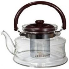 Чайник заварочный Zeidan Z-4060 об.1400мл., корпус из термостойкого боросиликатного стекла